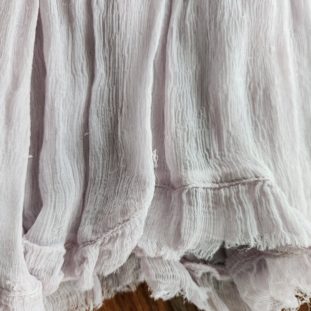 Kimchi Blue Medium Pale Lavender Sheer Dress Feminine and Loved - Picture 9 of 10